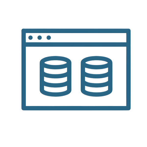 Custom Database Development Icons